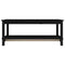 vidaXL Coffee Table Black 110x55x45 cm Solid Wood Pine