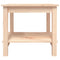 vidaXL Coffee Table 50x50x45 cm Solid Wood Pine
