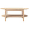 vidaXL Coffee Table 110x55x45 cm Solid Wood Pine
