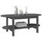 vidaXL Coffee Table Grey 110x55x45 cm Solid Wood Pine