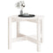 vidaXL Coffee Table White Ø 62.5x45 cm Solid Wood Pine
