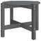 vidaXL Coffee Table Grey Ø 62.5x45 cm Solid Wood Pine