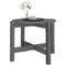 vidaXL Coffee Table Grey Ø 62.5x45 cm Solid Wood Pine