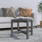 vidaXL Coffee Table Grey Ø 62.5x45 cm Solid Wood Pine