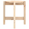 vidaXL Coffee Table Ø 42.5x45 cm Solid Wood Pine