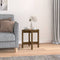 vidaXL Coffee Table Honey Brown Ø 42.5x45 cm Solid Wood Pine