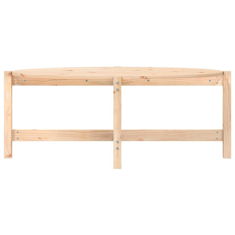 vidaXL Coffee Table 118x63x45 cm Solid Wood Pine