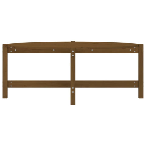 vidaXL Coffee Table Honey Brown 118x63x45 cm Solid Wood Pine
