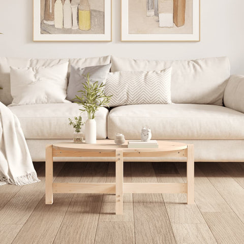 vidaXL Coffee Table 87x48x35 cm Solid Wood Pine
