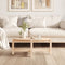 vidaXL Coffee Table 87x48x35 cm Solid Wood Pine