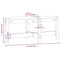 vidaXL Coffee Table 87x48x35 cm Solid Wood Pine