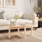 vidaXL Coffee Table 87x48x35 cm Solid Wood Pine