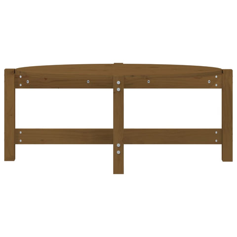 vidaXL Coffee Table Honey Brown 87x48x35 cm Solid Wood Pine