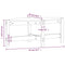 vidaXL Coffee Table Honey Brown 87x48x35 cm Solid Wood Pine