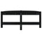 vidaXL Coffee Table Black 87x48x35 cm Solid Wood Pine