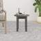 vidaXL Coffee Table Grey Ø 35x35 cm Solid Wood Pine