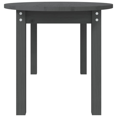 vidaXL Coffee Table Grey 110x55x45 cm Solid Wood Pine