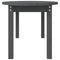 vidaXL Coffee Table Grey 110x55x45 cm Solid Wood Pine