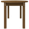 vidaXL Coffee Table Honey Brown 110x55x45 cm Solid Wood Pine