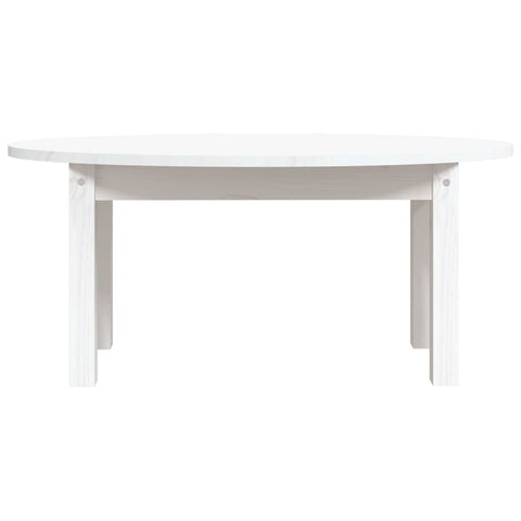 vidaXL Coffee Table White 80x40x35 cm Solid Wood Pine
