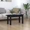 vidaXL Coffee Table Black 80x40x35 cm Solid Wood Pine
