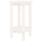 vidaXL Coffee Table White Ø 40x60 cm Solid Wood Pine
