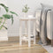 vidaXL Coffee Table White Ø 40x60 cm Solid Wood Pine