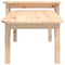 vidaXL 2 Piece Coffee Table Set Solid Wood Pine