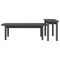 vidaXL 2 Piece Coffee Table Set Grey Solid Wood Pine