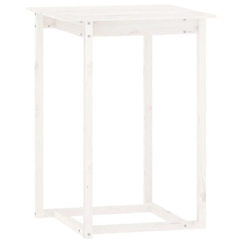 vidaXL 5 Piece Bar Set White Solid Wood Pine