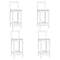 vidaXL 5 Piece Bar Set White Solid Wood Pine