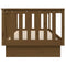 vidaXL Day Bed without Mattress Honey Brown 80x200 cm Solid Wood Pine