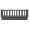vidaXL Day Bed without Mattress Grey 75x190 cm Small Single Solid Wood Pine