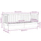 vidaXL Day Bed without Mattress Black 75x190 cm Small Single Solid Wood Pine