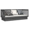 vidaXL Day Bed without Mattress Grey 90x190 cm Single Solid Wood Pine