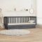 vidaXL Day Bed without Mattress Grey 90x190 cm Single Solid Wood Pine