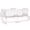 vidaXL Day Bed without Mattress Grey 90x190 cm Single Solid Wood Pine