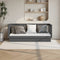 vidaXL Day Bed without Mattress Grey 90x190 cm Single Solid Wood Pine