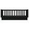 vidaXL Day Bed without Mattress Black 90x190 cm Single Solid Wood Pine