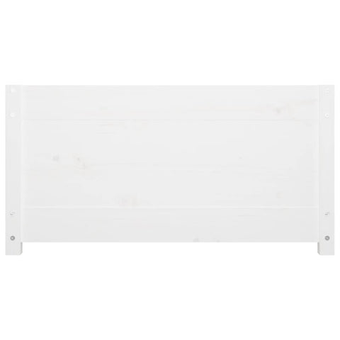 vidaXL Day Bed without Mattress White 90x200 cm Solid Wood Pine