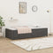 vidaXL Day Bed without Mattress Grey 90x200 cm Solid Wood Pine