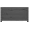 vidaXL Day Bed without Mattress Grey 90x200 cm Solid Wood Pine