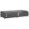 vidaXL Day Bed without Mattress Grey 90x200 cm Solid Wood Pine