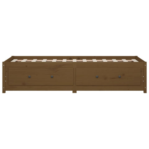 vidaXL Day Bed without Mattress Honey Brown 90x200 cm Solid Wood Pine