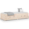 vidaXL Day Bed without Mattress 90x190 cm Single Single Solid Wood Pine