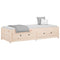 vidaXL Day Bed without Mattress 90x190 cm Single Single Solid Wood Pine