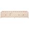vidaXL Day Bed without Mattress 90x190 cm Single Single Solid Wood Pine