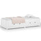 vidaXL Day Bed without Mattress White 75x190 cm Small Single  Solid Wood Pine