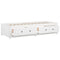 vidaXL Day Bed without Mattress White 75x190 cm Small Single  Solid Wood Pine
