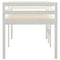 vidaXL High Sleeper Bed without Mattress White 90x200 cm Solid Wood Pine